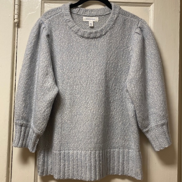 Baby Blue POPSUGAR 3/4 Sleeve Sweater - Picture 1 of 4